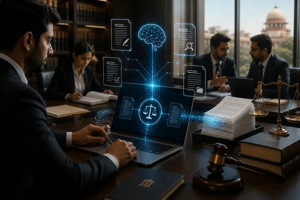 Legal advisor and client shaking hands after finalizing a matter